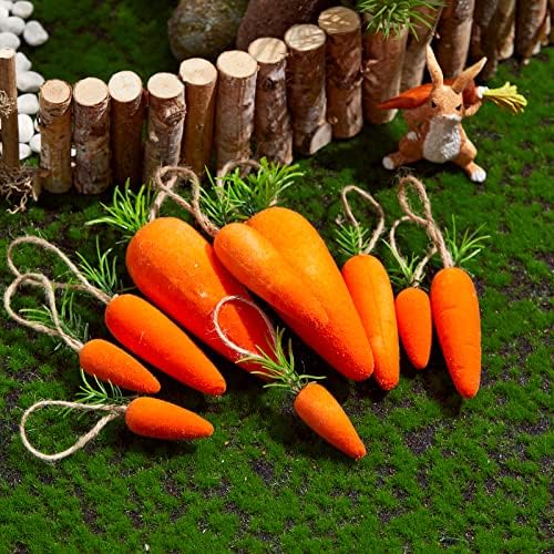 Athoinsu 22 Piece Easter Carrot Foam Decor Set