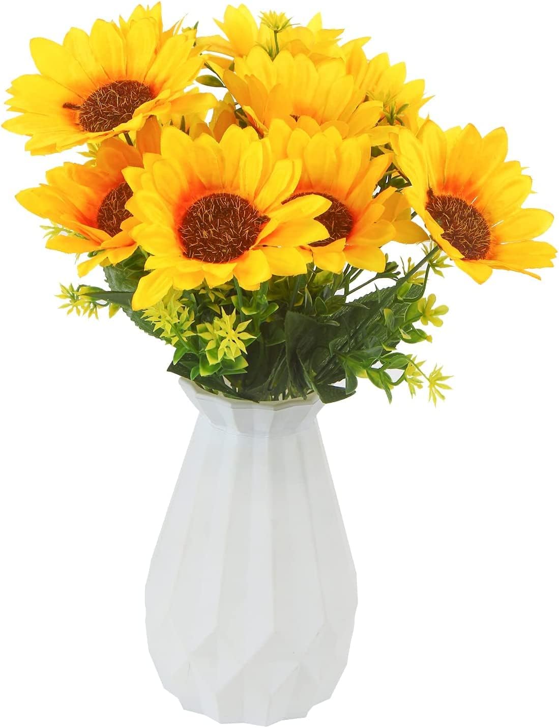 LOKIPA 2 Bunches Artificial Sunflower Bouquet