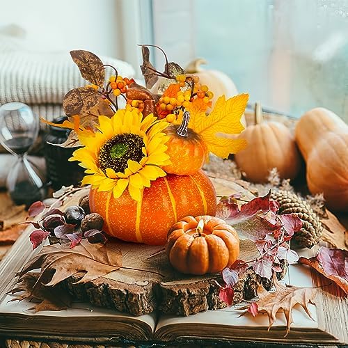 DomeStar Artificial Pumpkin for Fall Decor