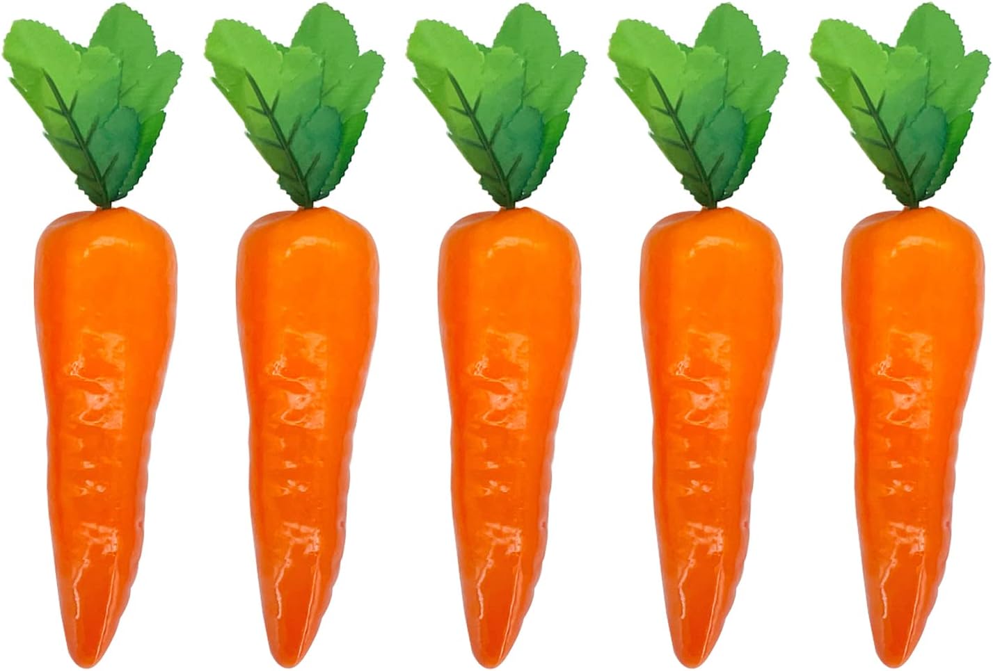 Lorigun 5 Pcs Artificial Carrots Home Kitchen Decor