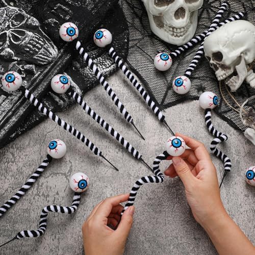 6 Pcs 15 Inch Halloween Eyeball Branches Decor