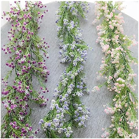 Gypsophila Artificial Flowers Garland 55 Ft White