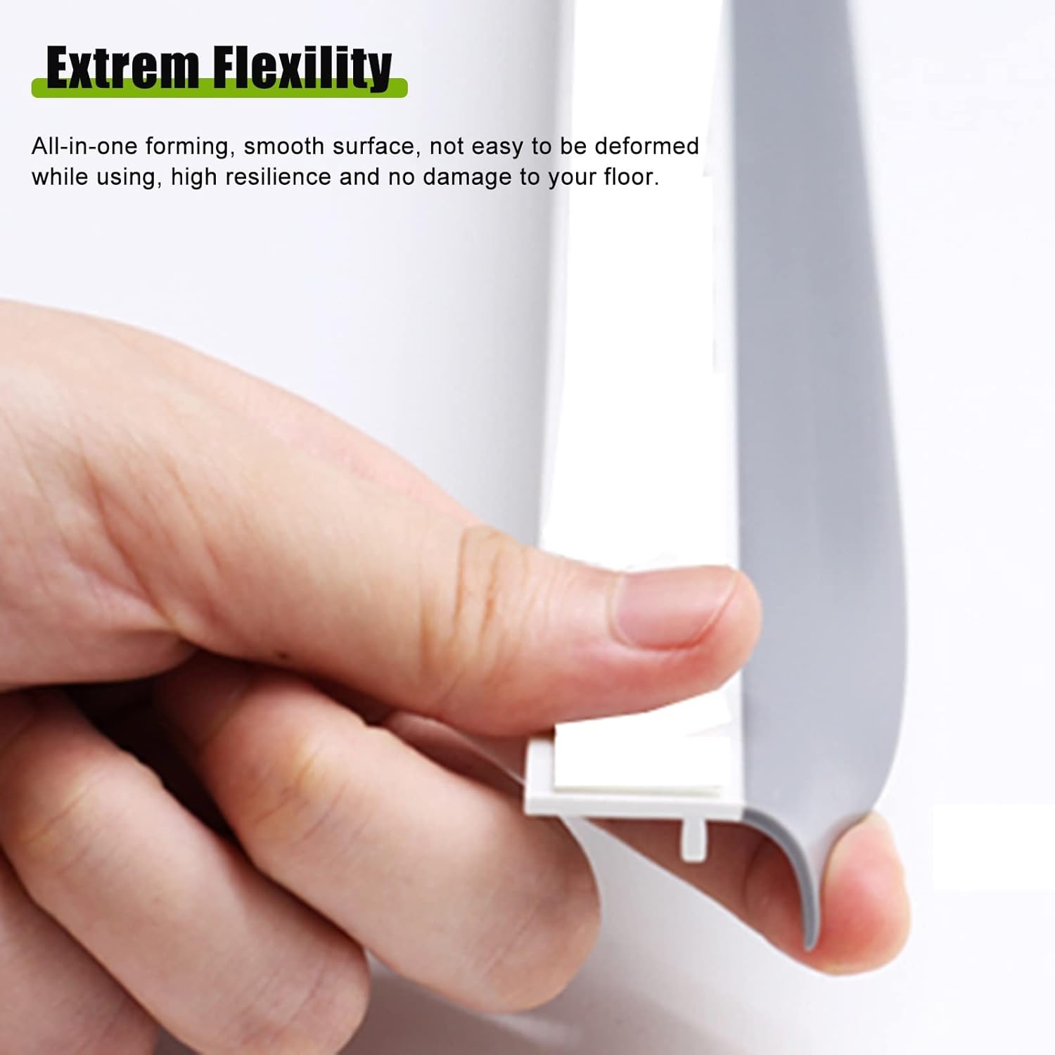 BEINME Waterproof Door Draft Excluder for Large Gaps