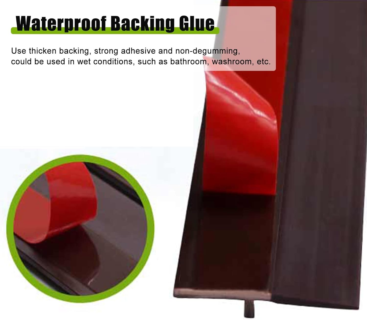 BEINME Waterproof Door Draft Excluder for Large Gaps