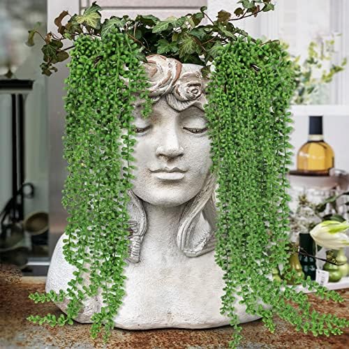 16 Pcs Artificial Succulents Hanging Plants Wall Greenery Decor