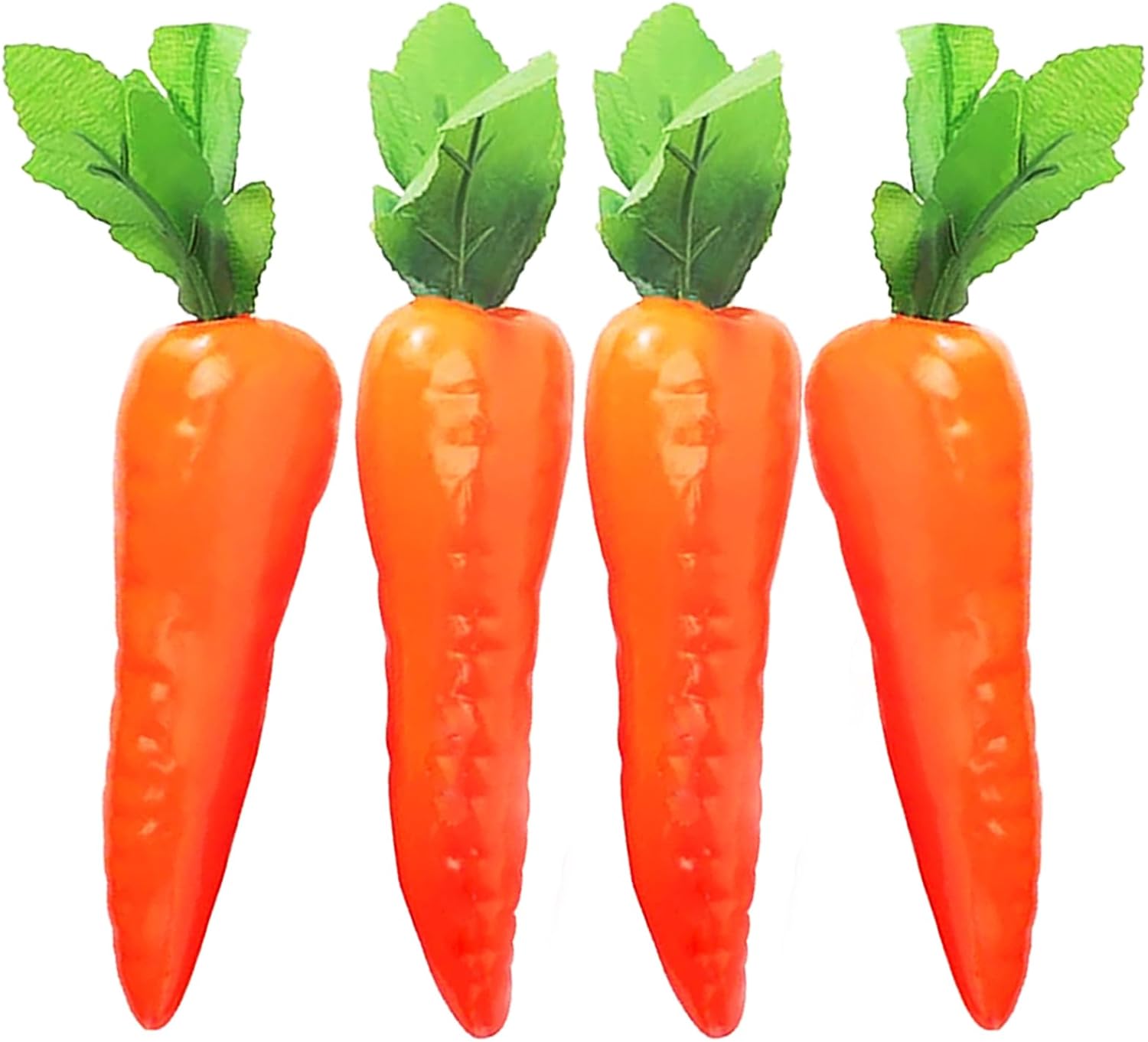 4 Pcs Artificial Carrots for Home Kitchen Decor