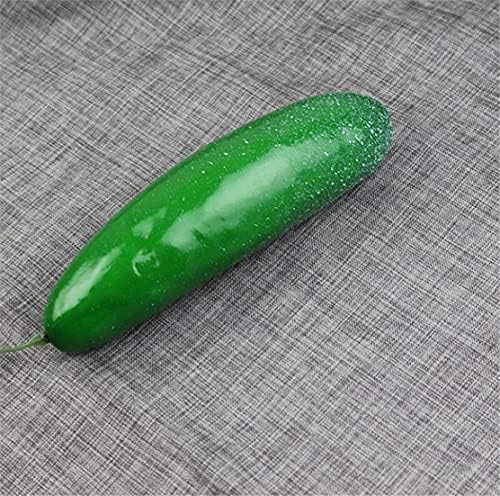 3 Pcs Artificial Lifelike Green Cucumber Fake Vegetable Decoration 1