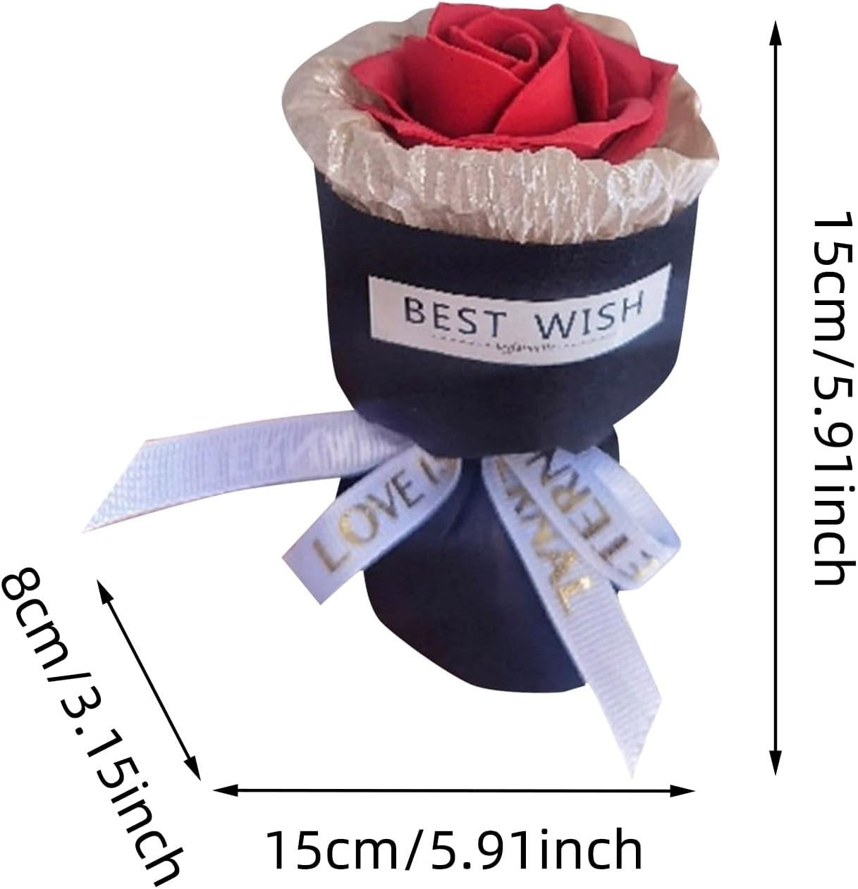 Elegant Mini Bouquet Artificial Flower Car Vent Decoration
