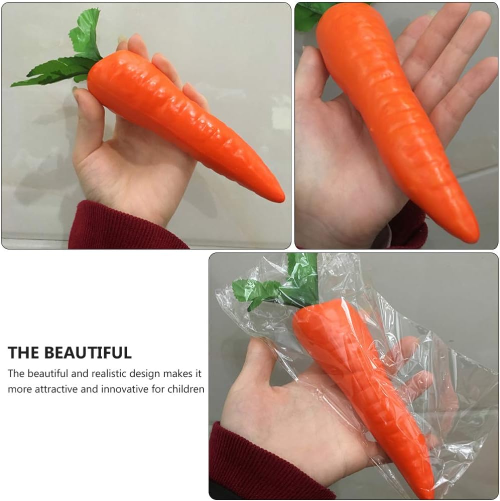 BESTOYARD 12pcs Artificial Carrots for Home Decor and Party