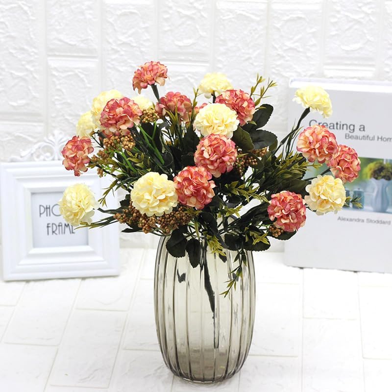 Gray Artificial Flower Bouquet for Home Decor