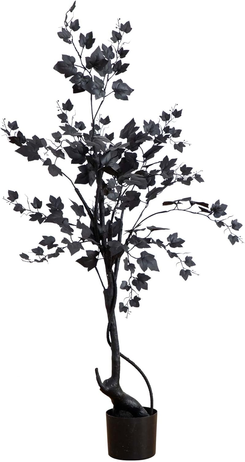 Nearly Natural 4ft Halloween Maple Artificial Tree