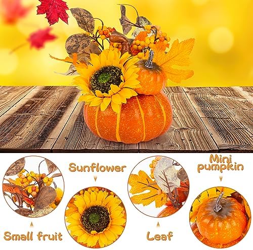 DomeStar Artificial Pumpkin for Fall Decor