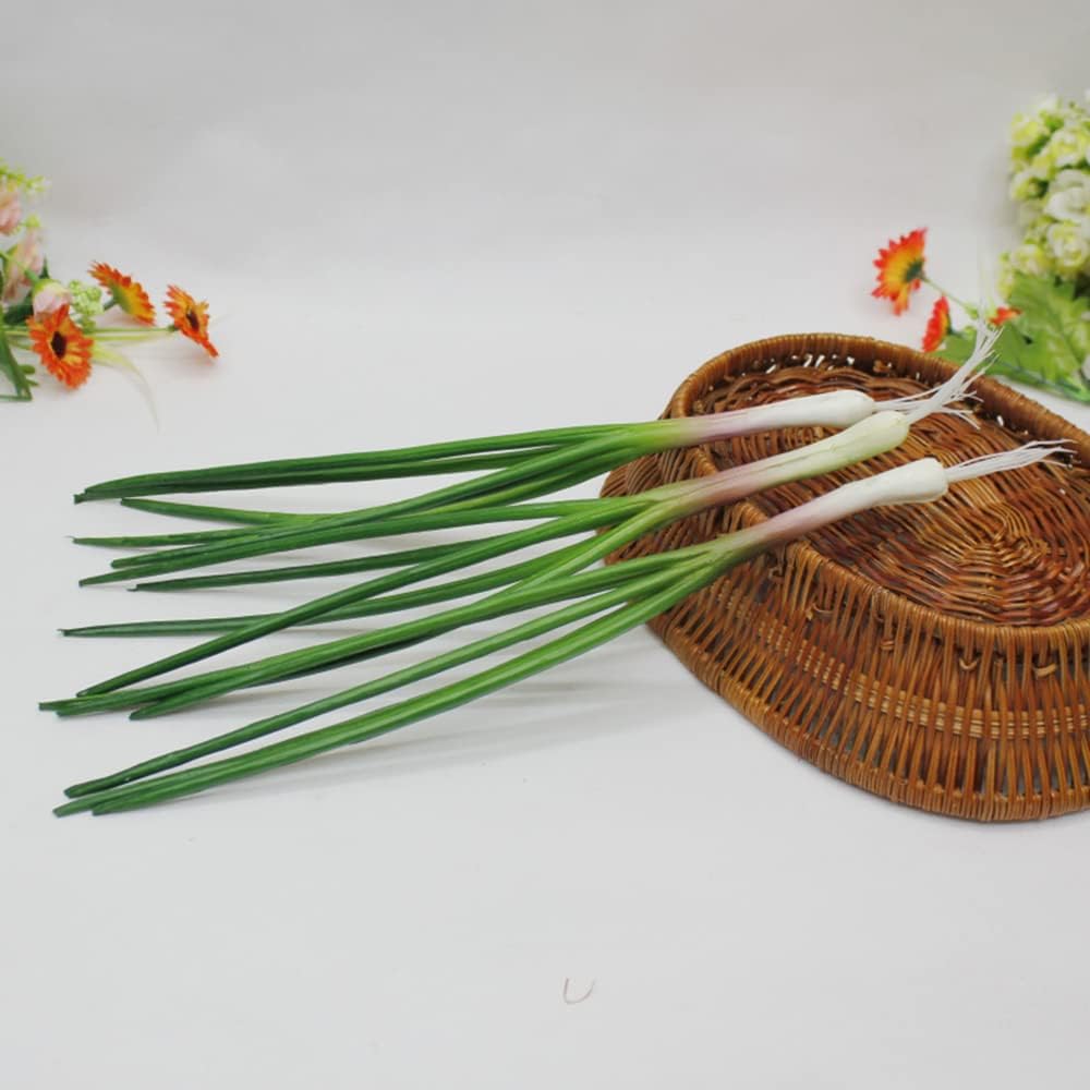 3 Pcs Artificial Green Onions for Home Kitchen Decor
