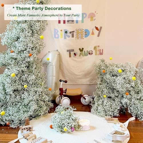 54PCS Long Artificial Babys Breath Flowers for Decorations