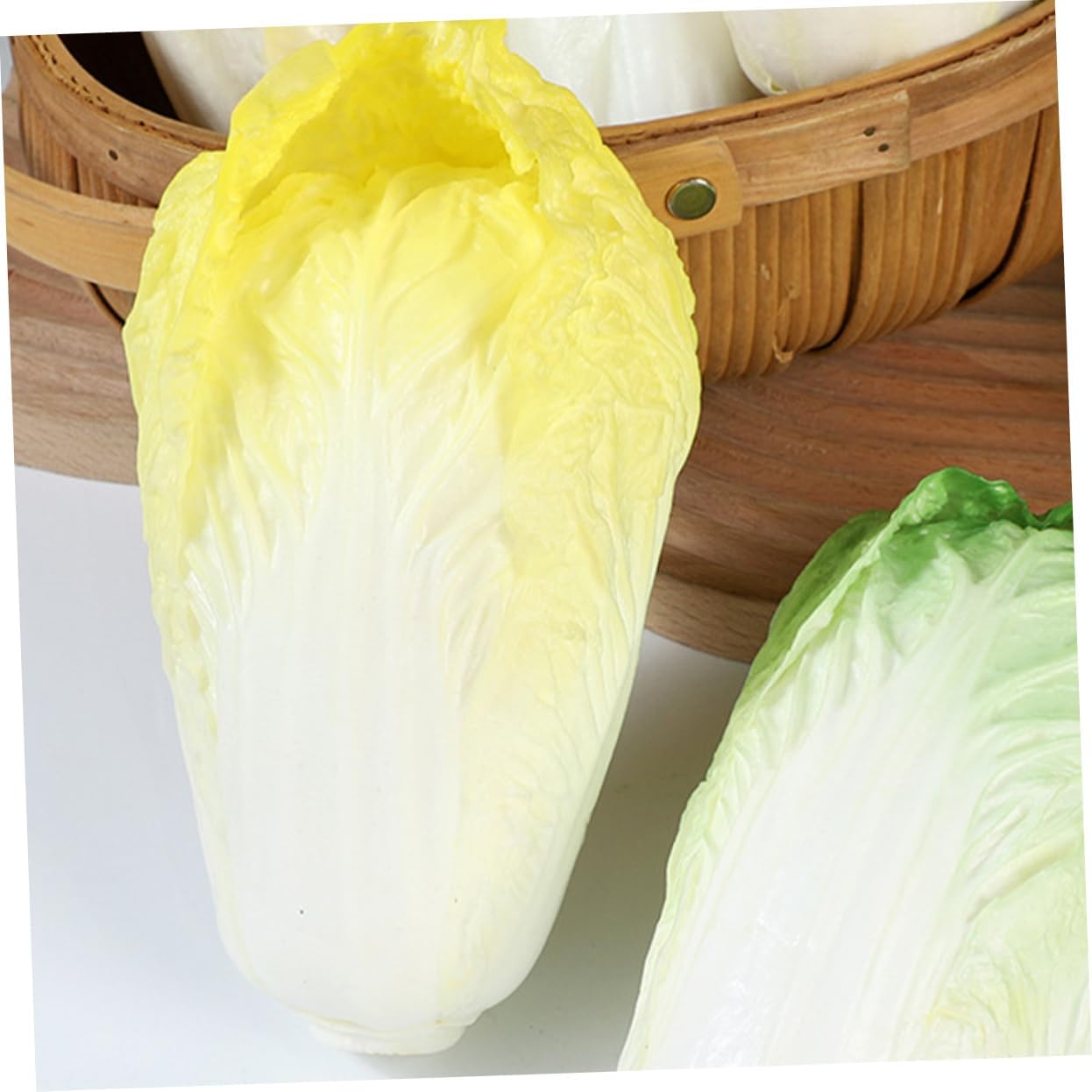 Lifelike Chinese Cabbage Artificial Decor for Kitchen Display