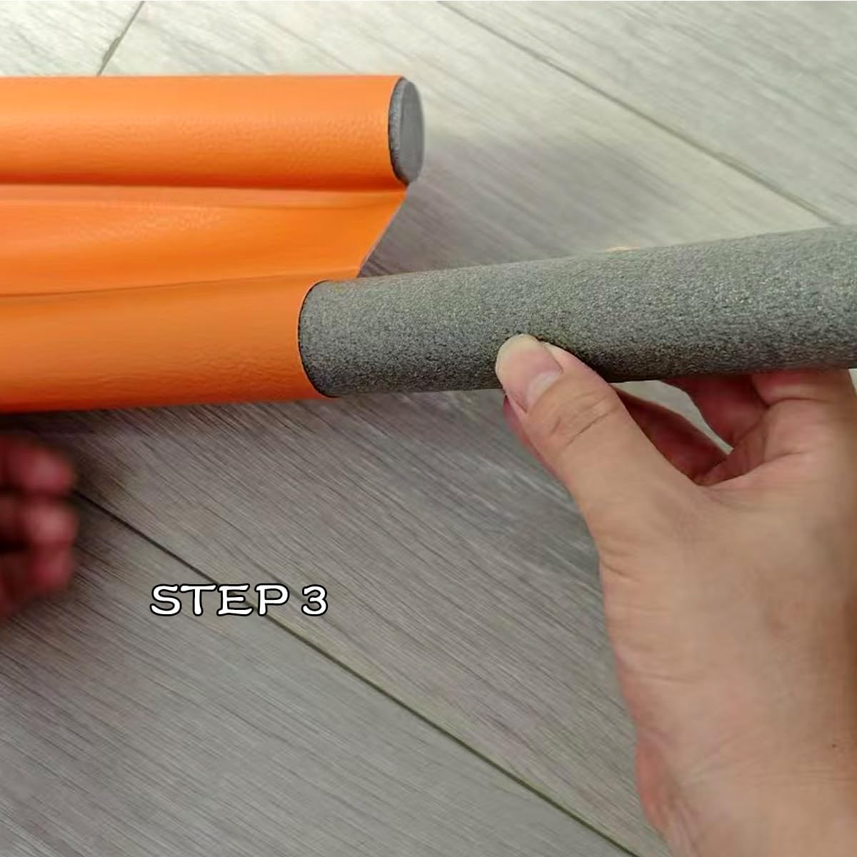 Loyajun Door Draft Stopper Gap Filler 30-38 Inch Orange