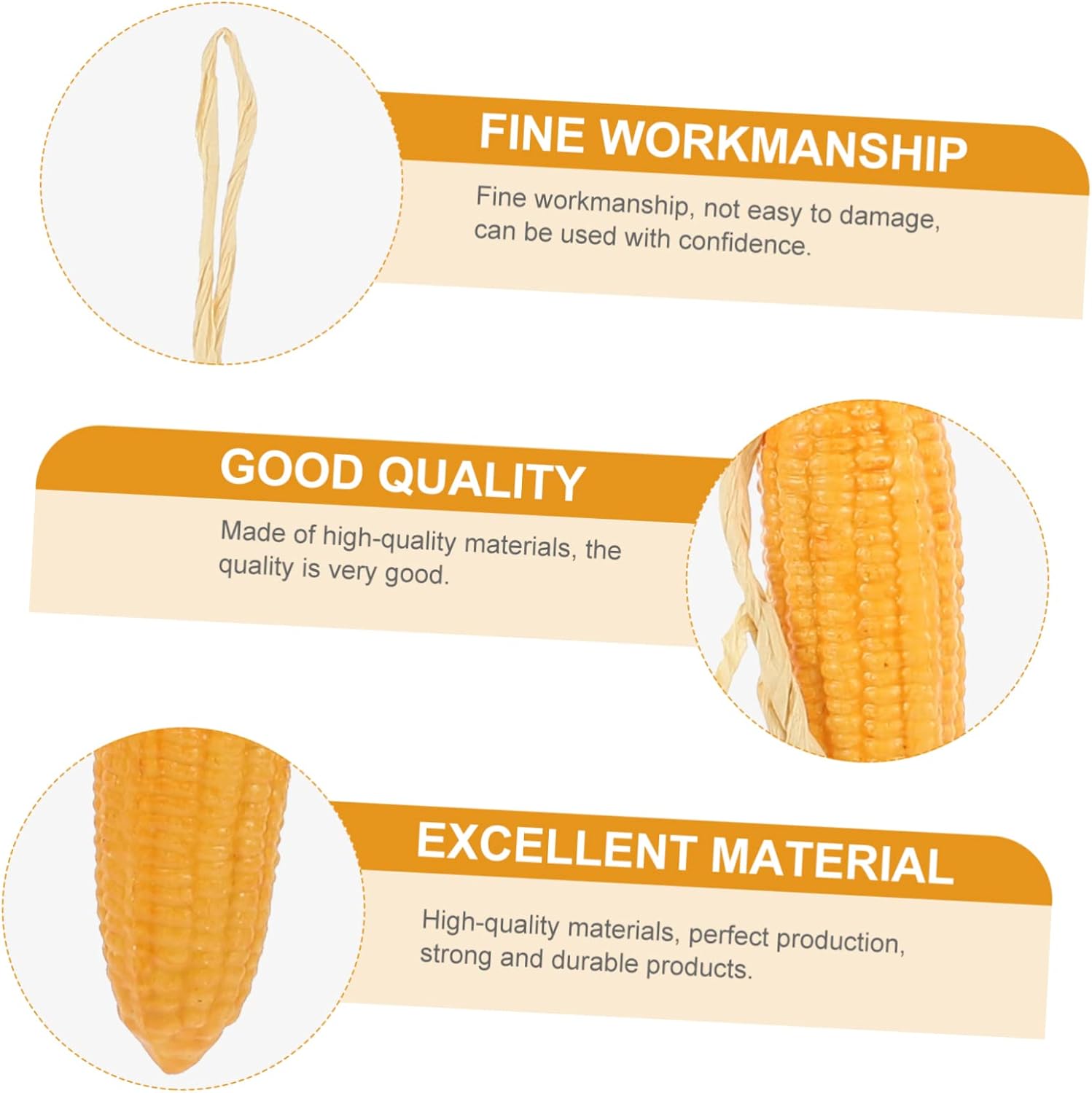 STOBAZA 3 Pcs Artificial Corn String Hanging Decor