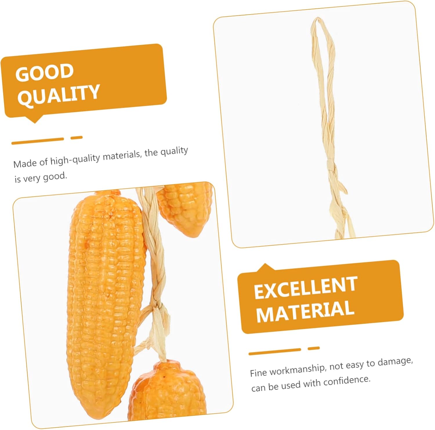 STOBAZA 3 Pcs Artificial Corn String Hanging Decor