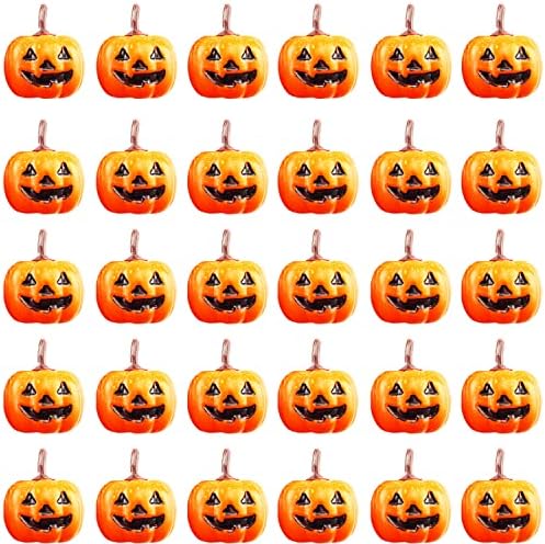 Weahre 32 Piece Halloween Mini Artificial Pumpkins for Decorations