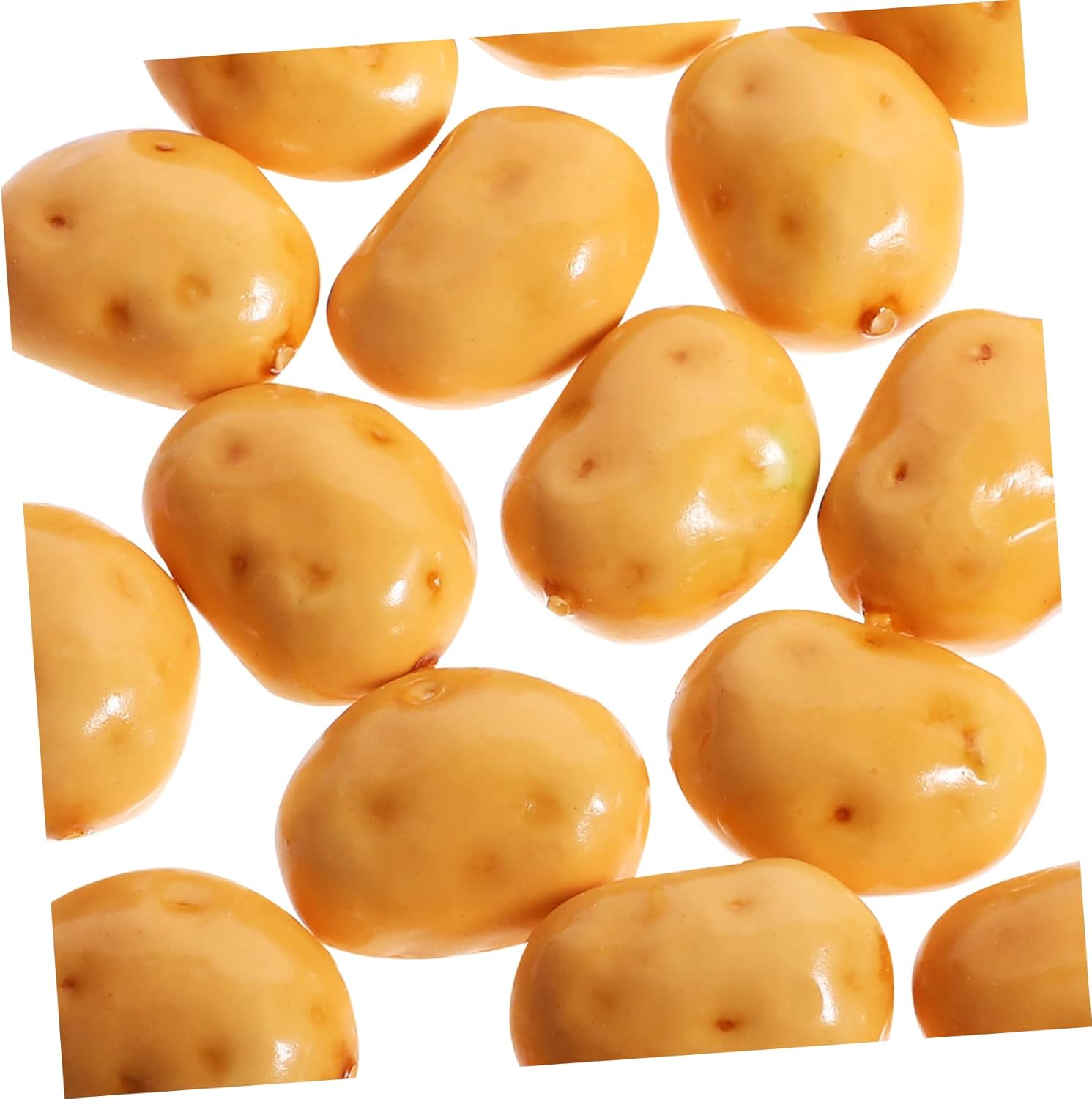 PRETYZOOM 20pc Mini Artificial Potato Decor Set