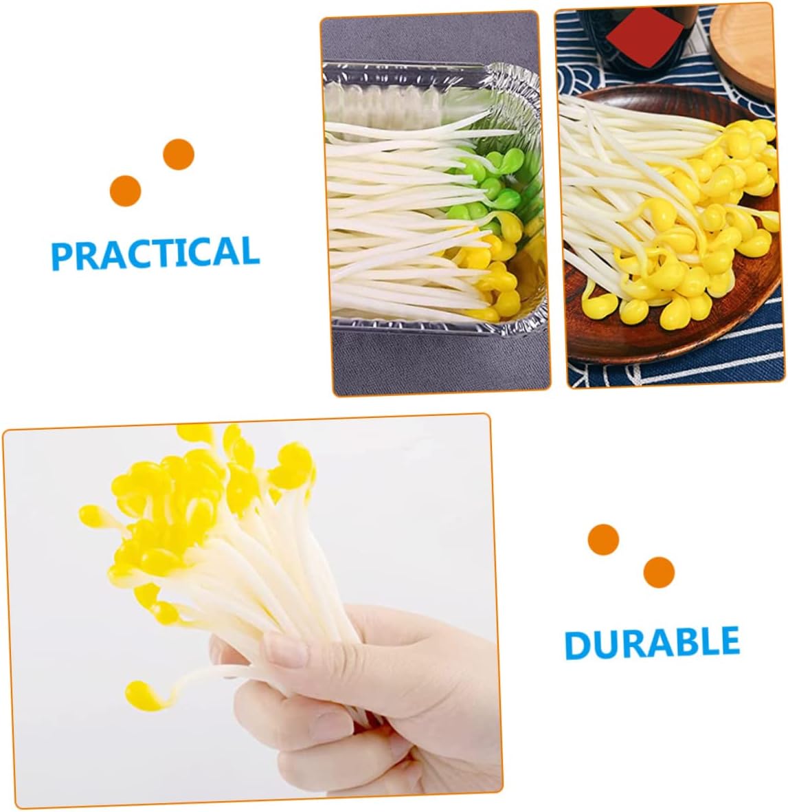 Luxshiny Realistic Artificial Vegetable Decor Set