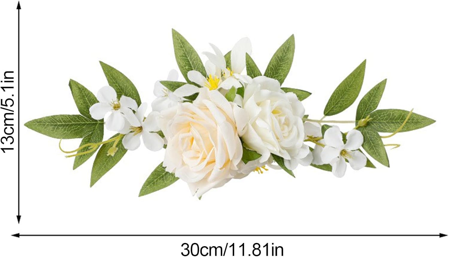 Keebgyy 3 Piece Rustic Wedding Cake Topper Flowers