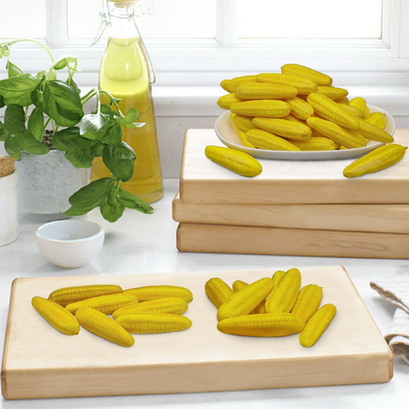 Woration 30pcs Artificial Mini Foam Corn Decoration
