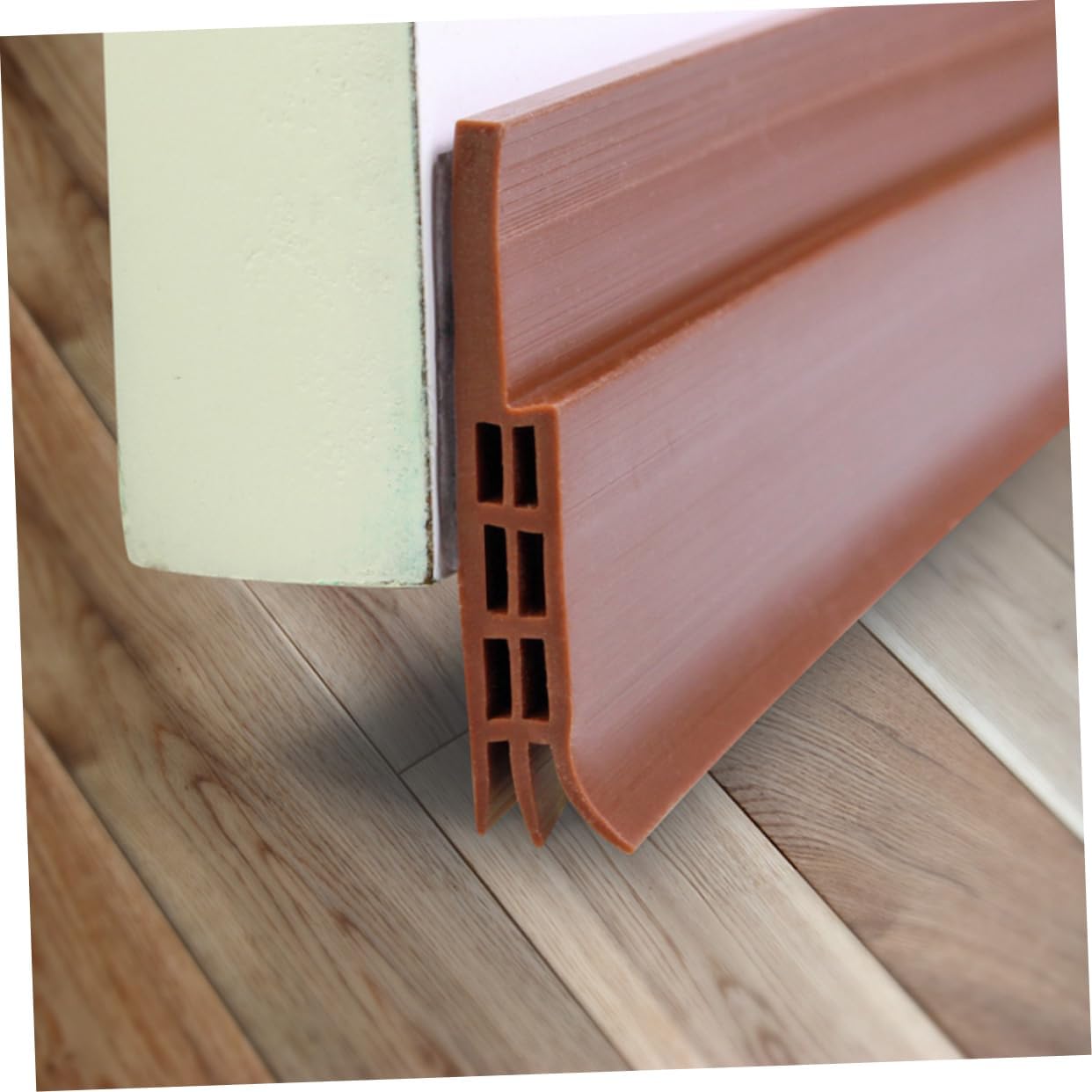 HOMSFOU Door Bottom Seal Strip Draft Stopper for Soundproofing and Insulation
