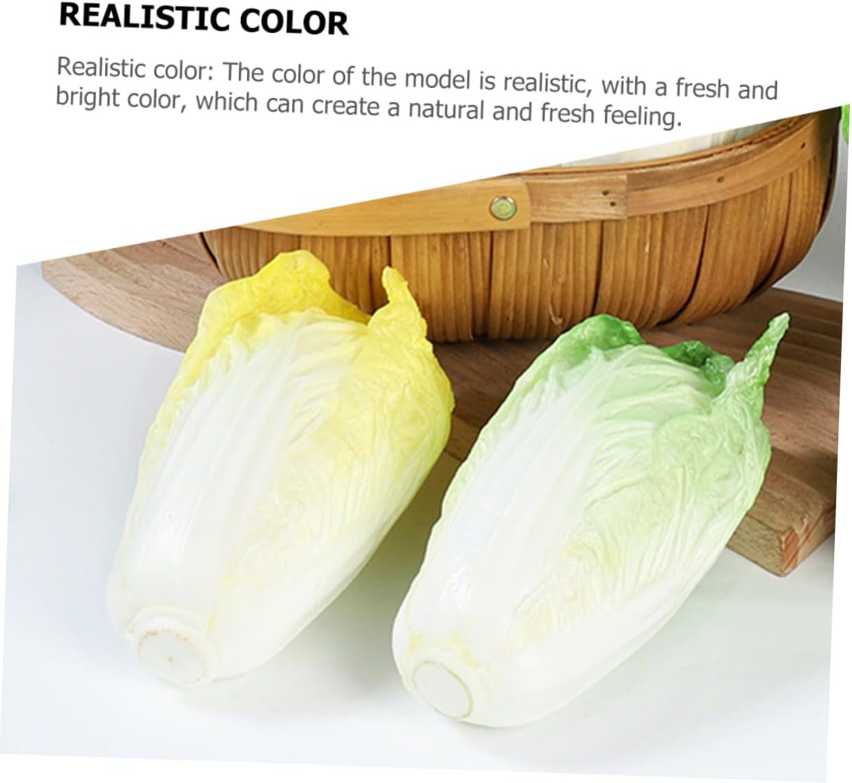 Realistic Artificial Chinese Cabbage Kitchen Decor Ornament