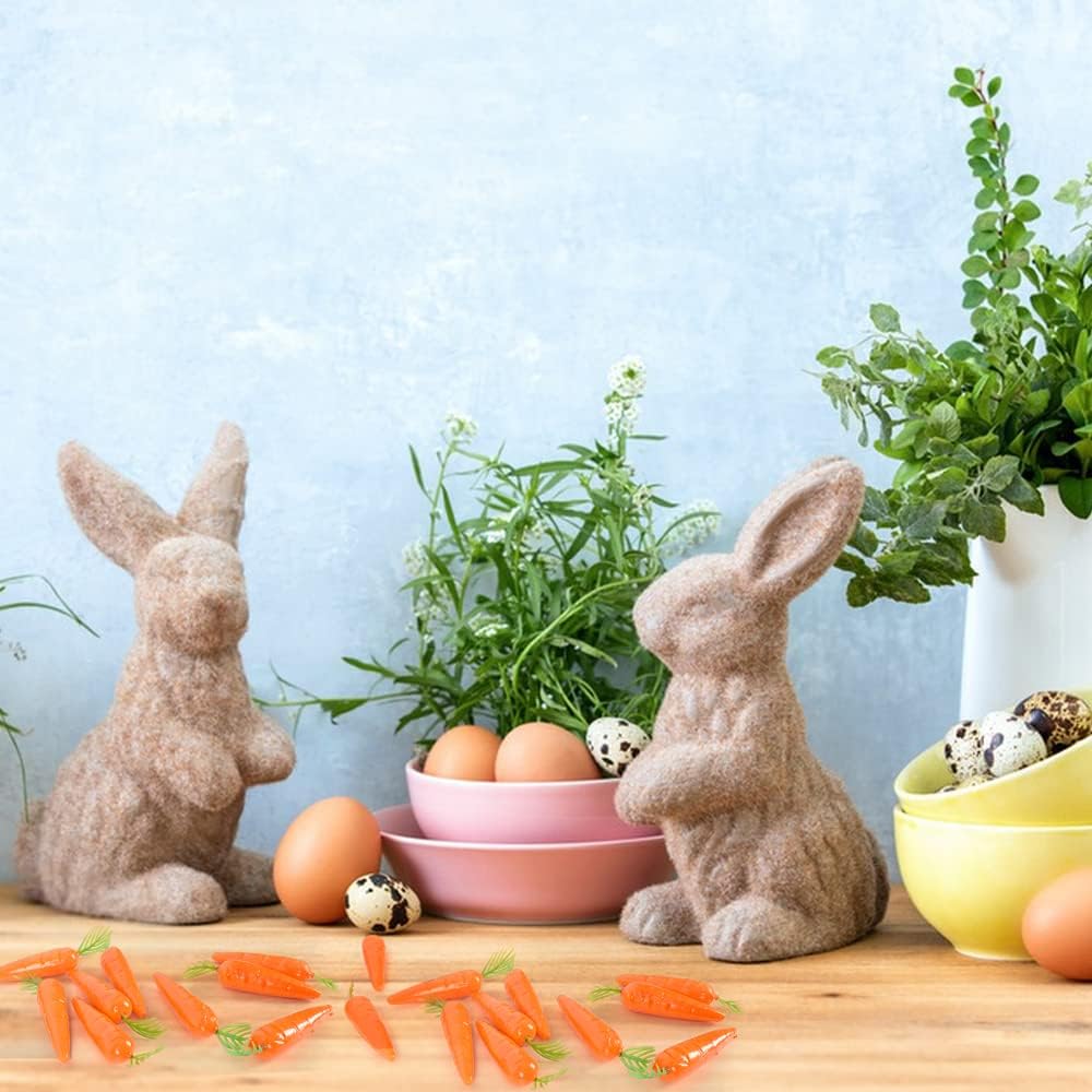 HUIANER Mini Artificial Carrots 40pcs Lifelike Decor