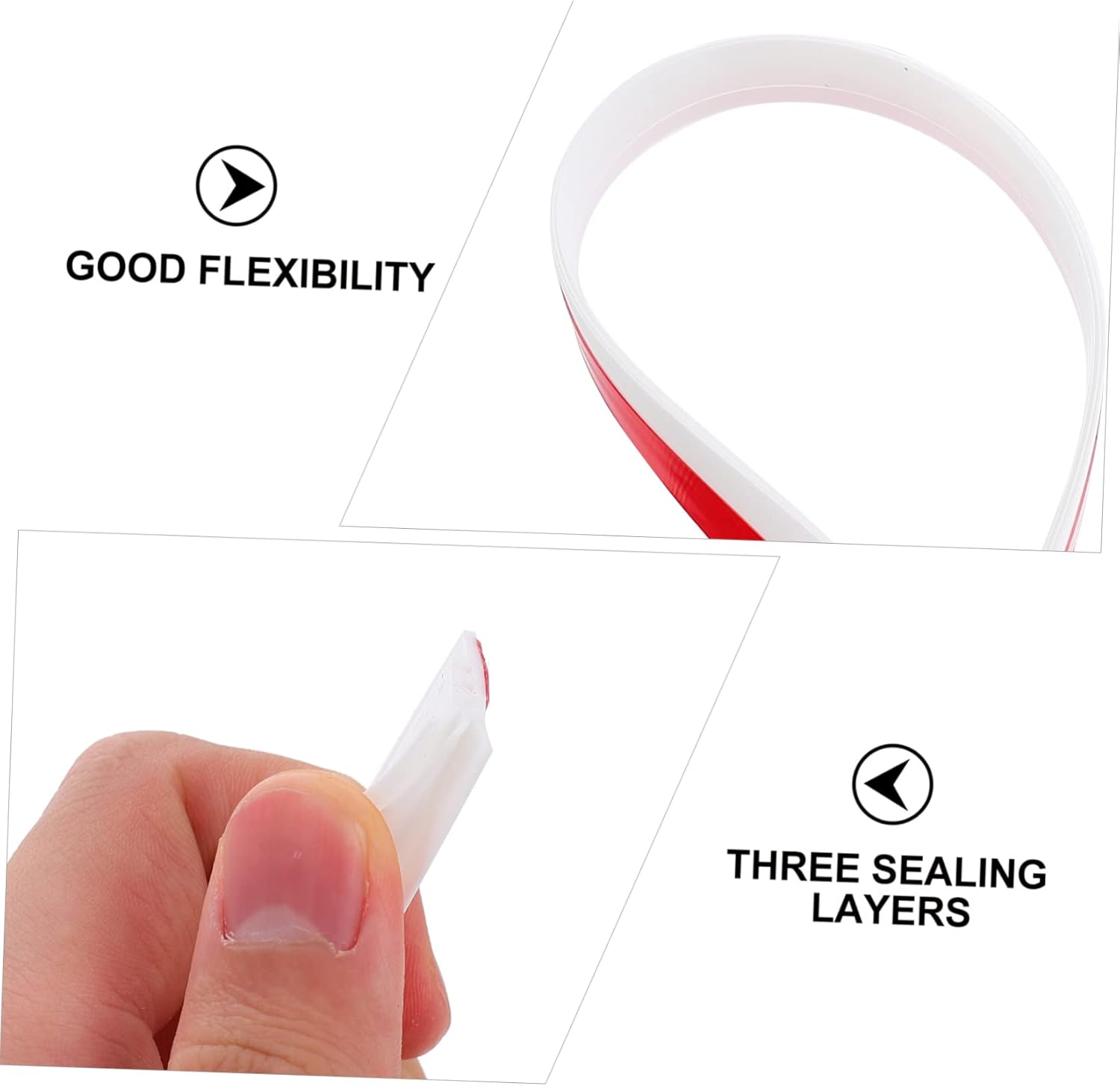 Door Bottom Seal Strip with Soundproof Weather Stripping for Doors