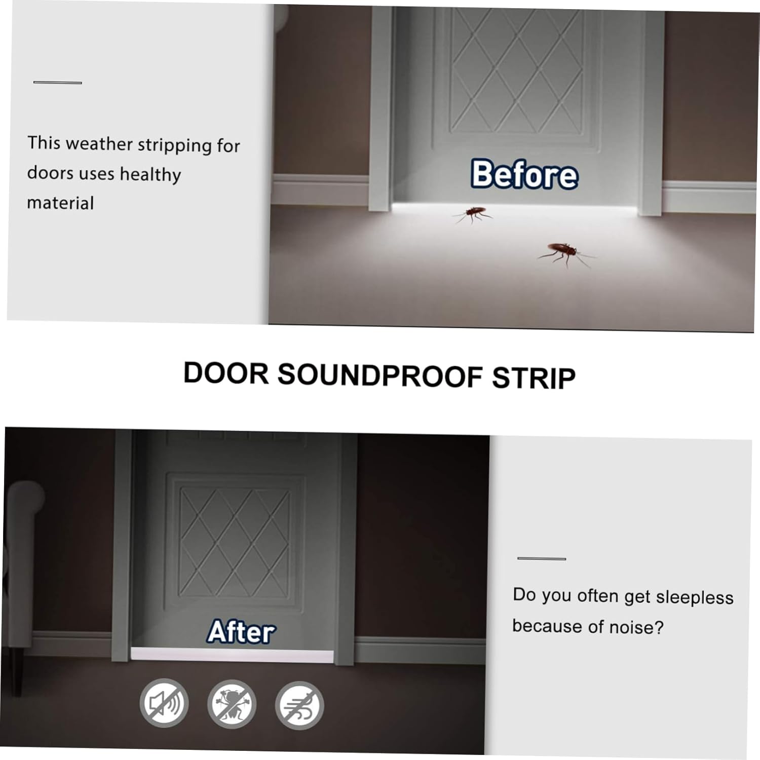 Door Sealing Strip for Soundproof and Windproof