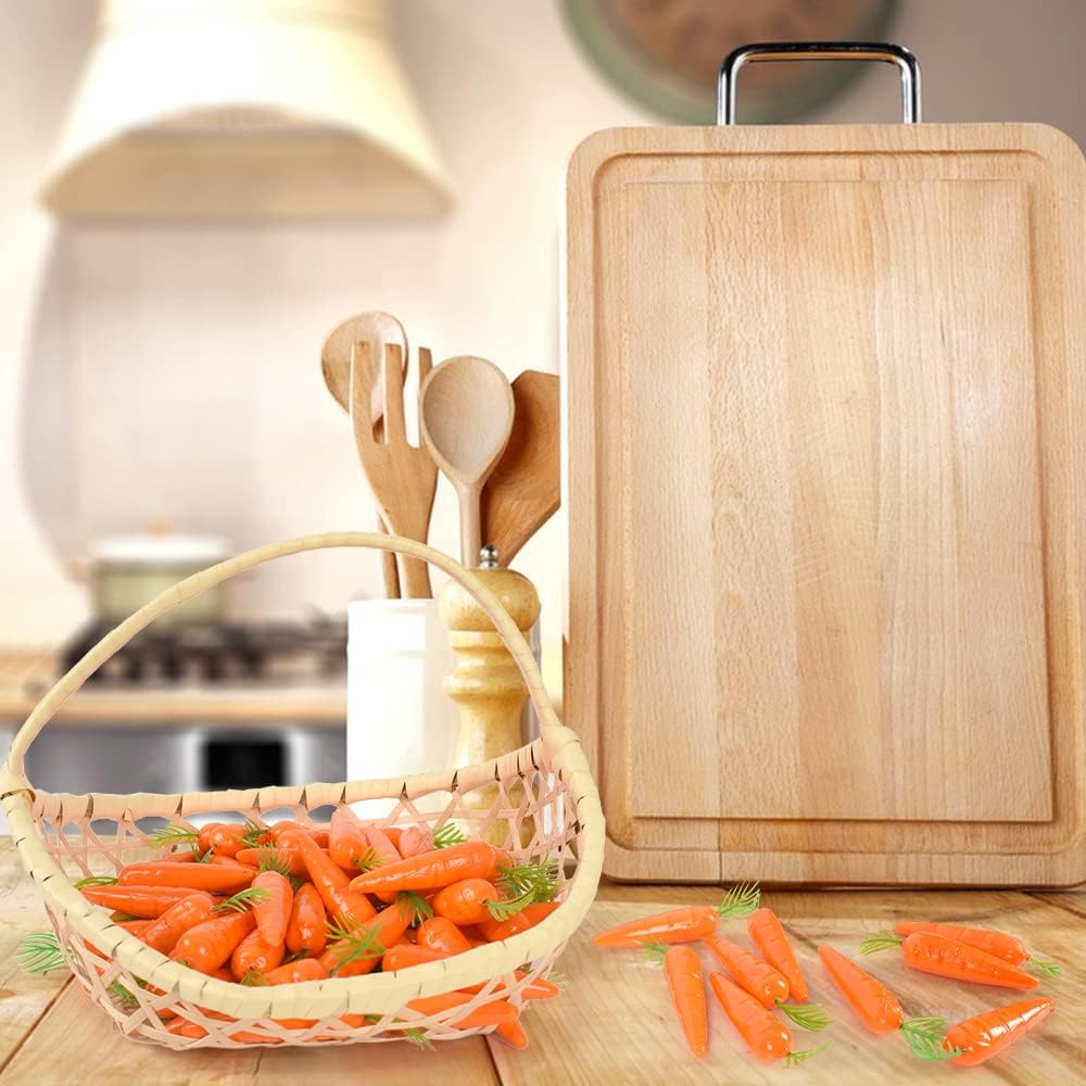HUIANER Mini Artificial Carrots 40pcs Lifelike Decor