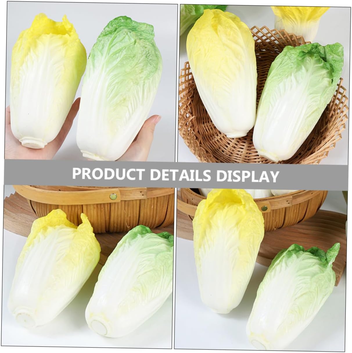 Garneck Artificial Chinese Cabbage Decor Model