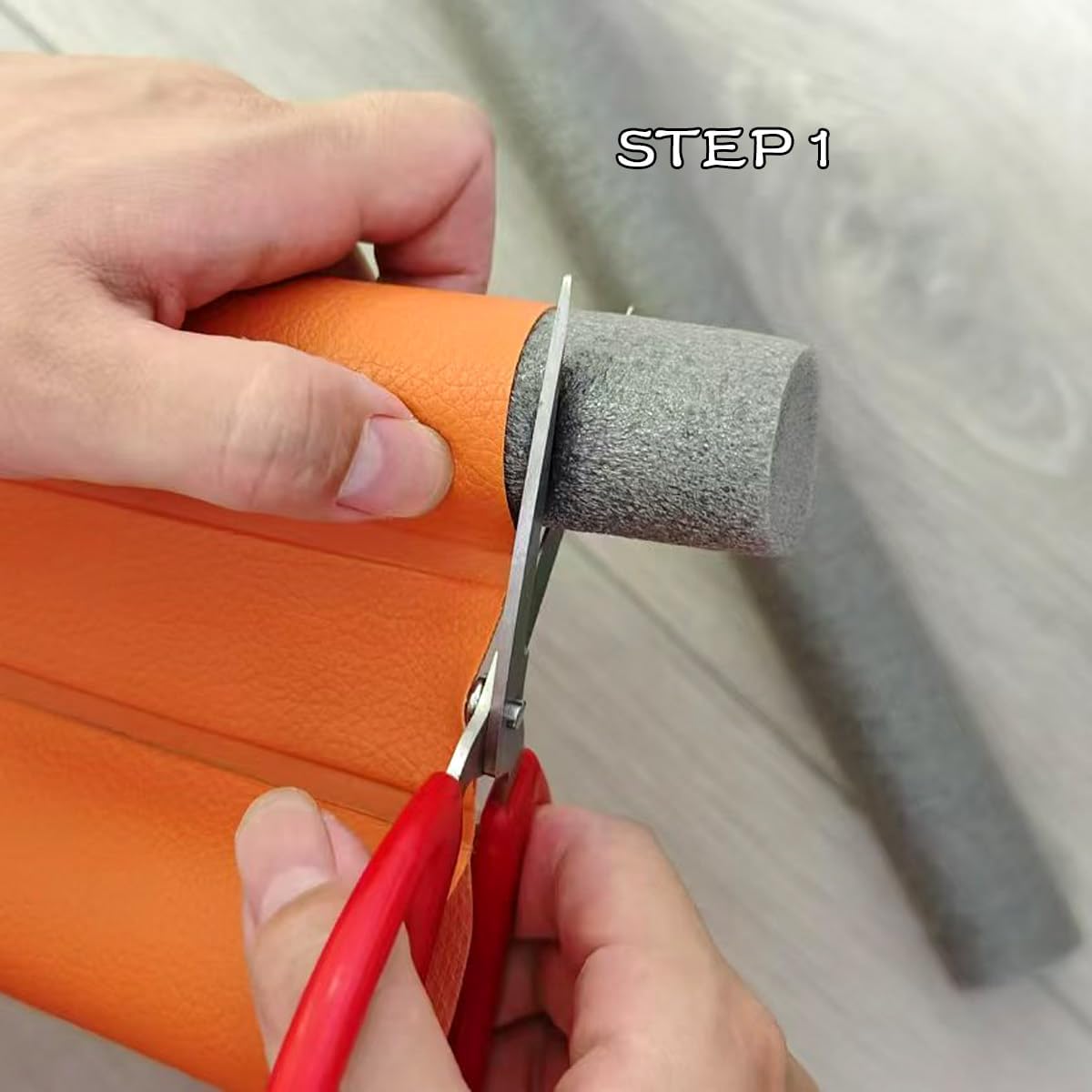 Loyajun Door Draft Stopper Gap Filler 30-38 Inch Orange