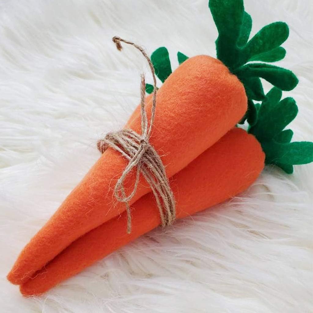 Artificial Carrots for Home Kitchen Easter Decor Garden Display