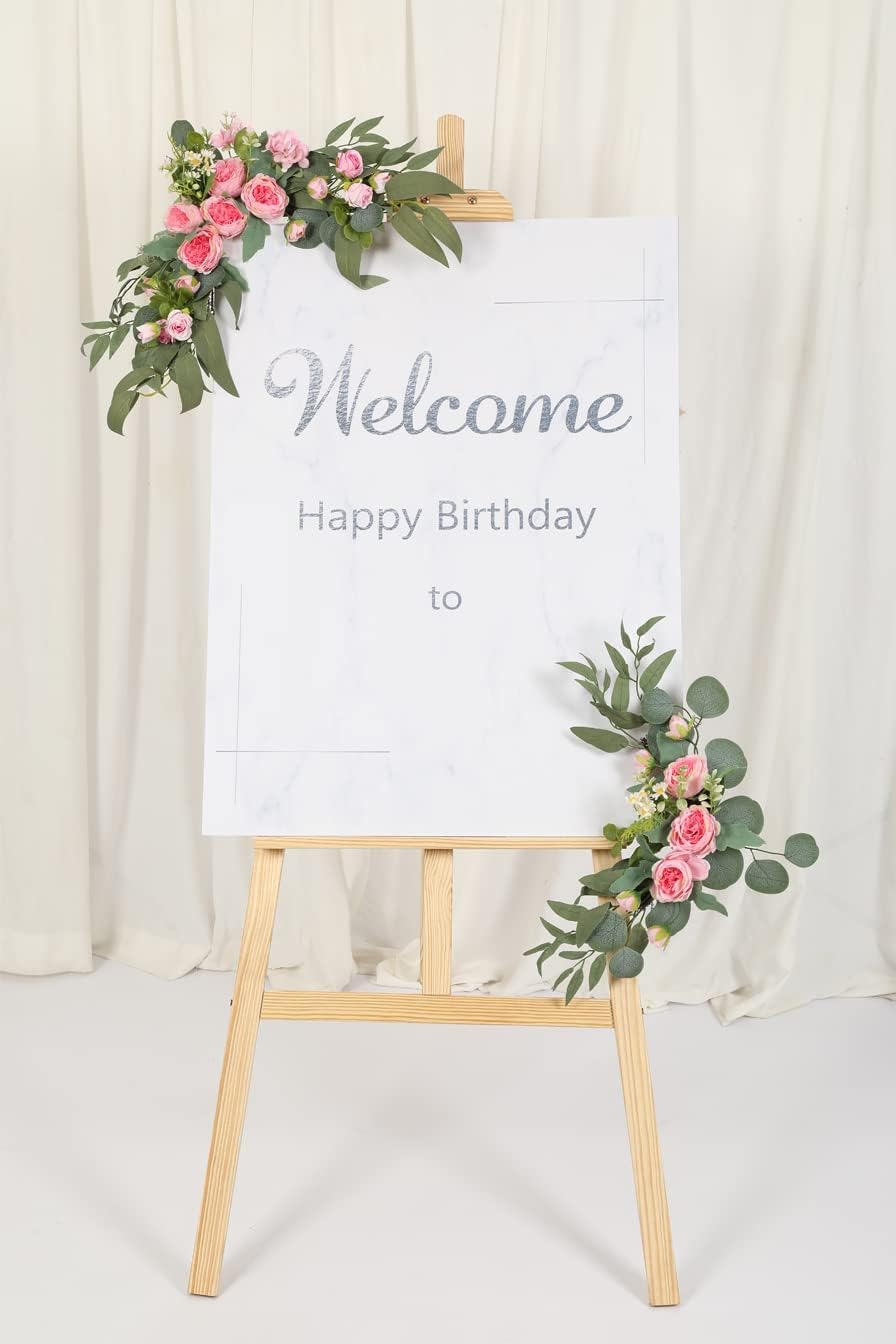 HW Artificial Wedding Arch Flowers 2pcs Set