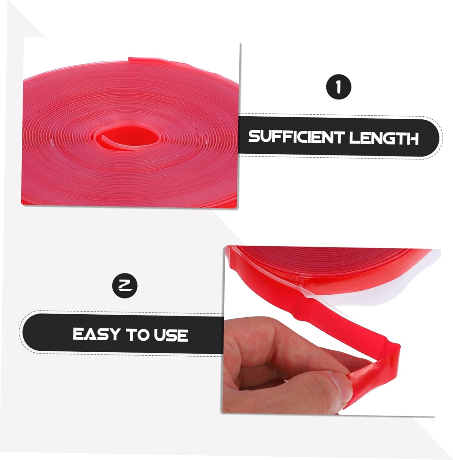 Homoyoyo Self-Adhesive Door Weatherstrip Seal Strip for Draft and Soundproofing