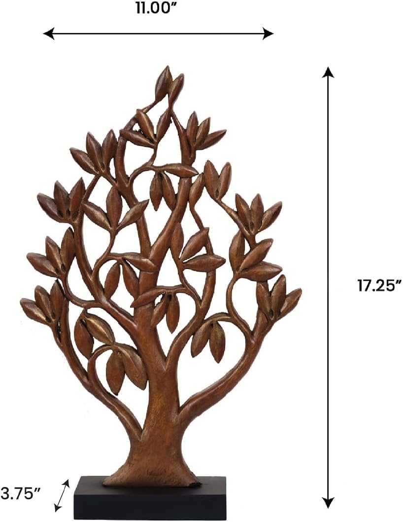 Decozen Wooden Tree of Life Sculpture for Mom