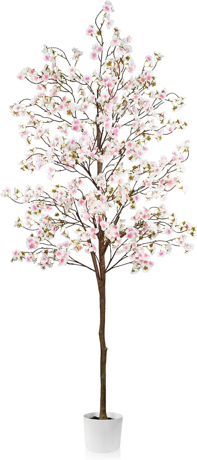 Cherry Blossom Tree 6FT Artificial Pink Indoor Decor