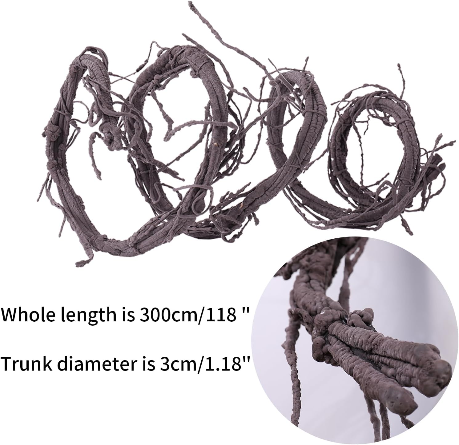118 Inch Flexible Artificial Tree Vines Wall Hanging Wreath