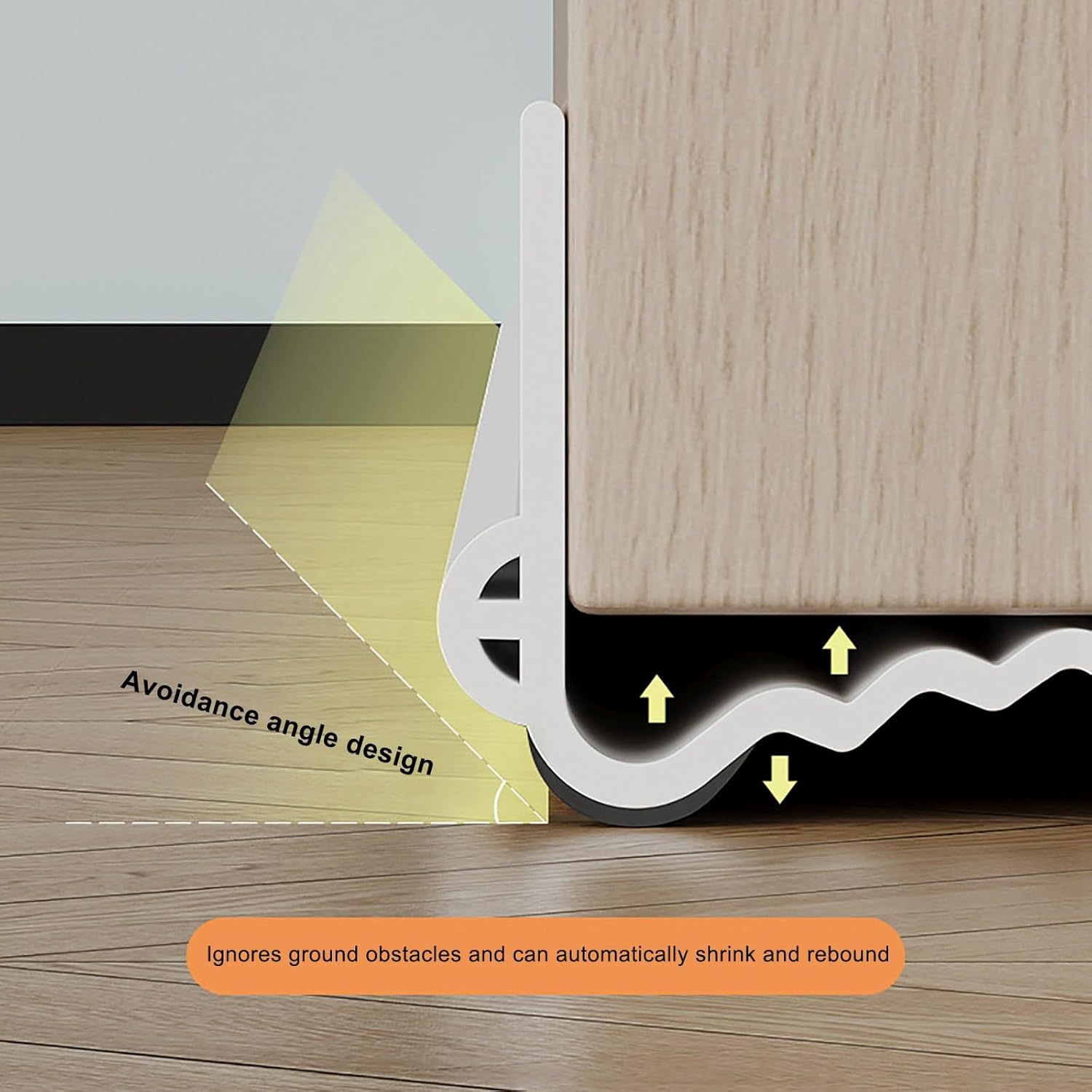 Valcatch Door Draft Stopper Adjustable Weather Stripping