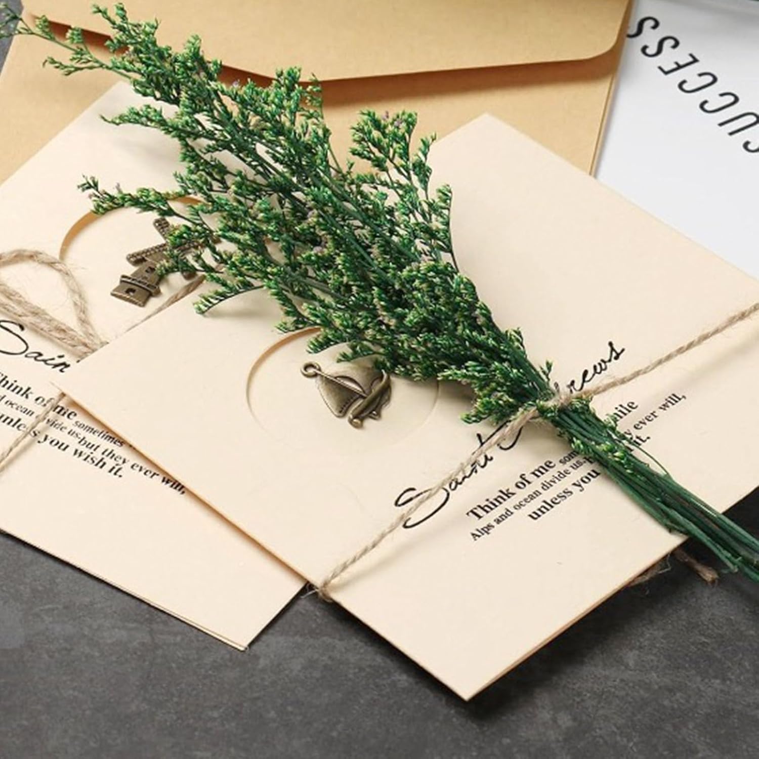 Natural Dried Flowers Bouquet 17 Lavender Babys Breath Wedding Decor