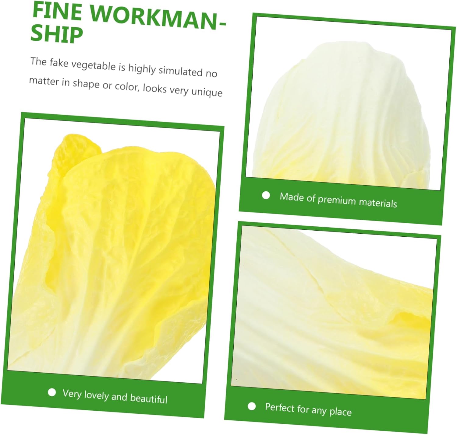 MAGICLULU Realistic Artificial Chinese Cabbage Model