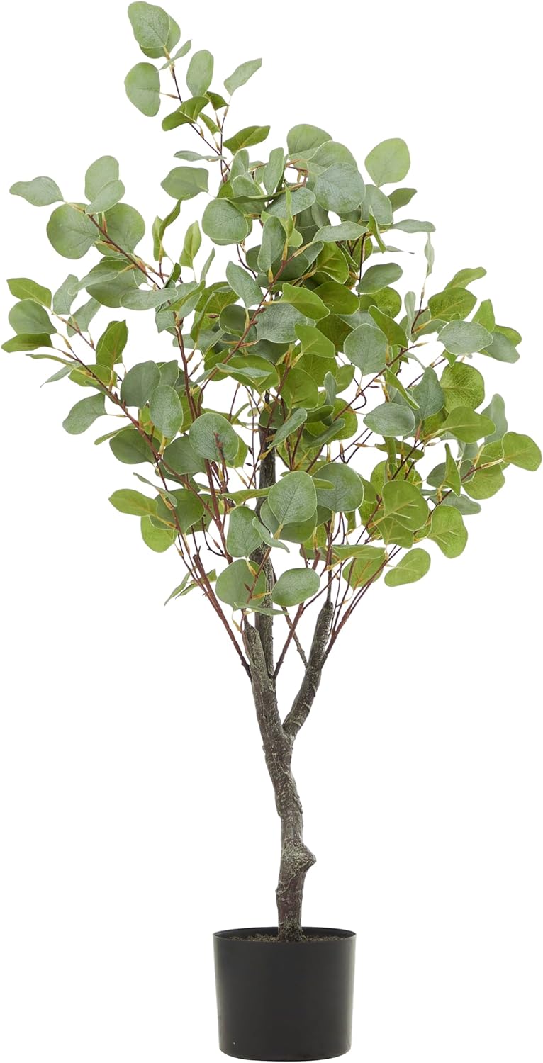 Deco 79 Faux Foliage Eucalyptus Artificial Tree 27x27x41 Green