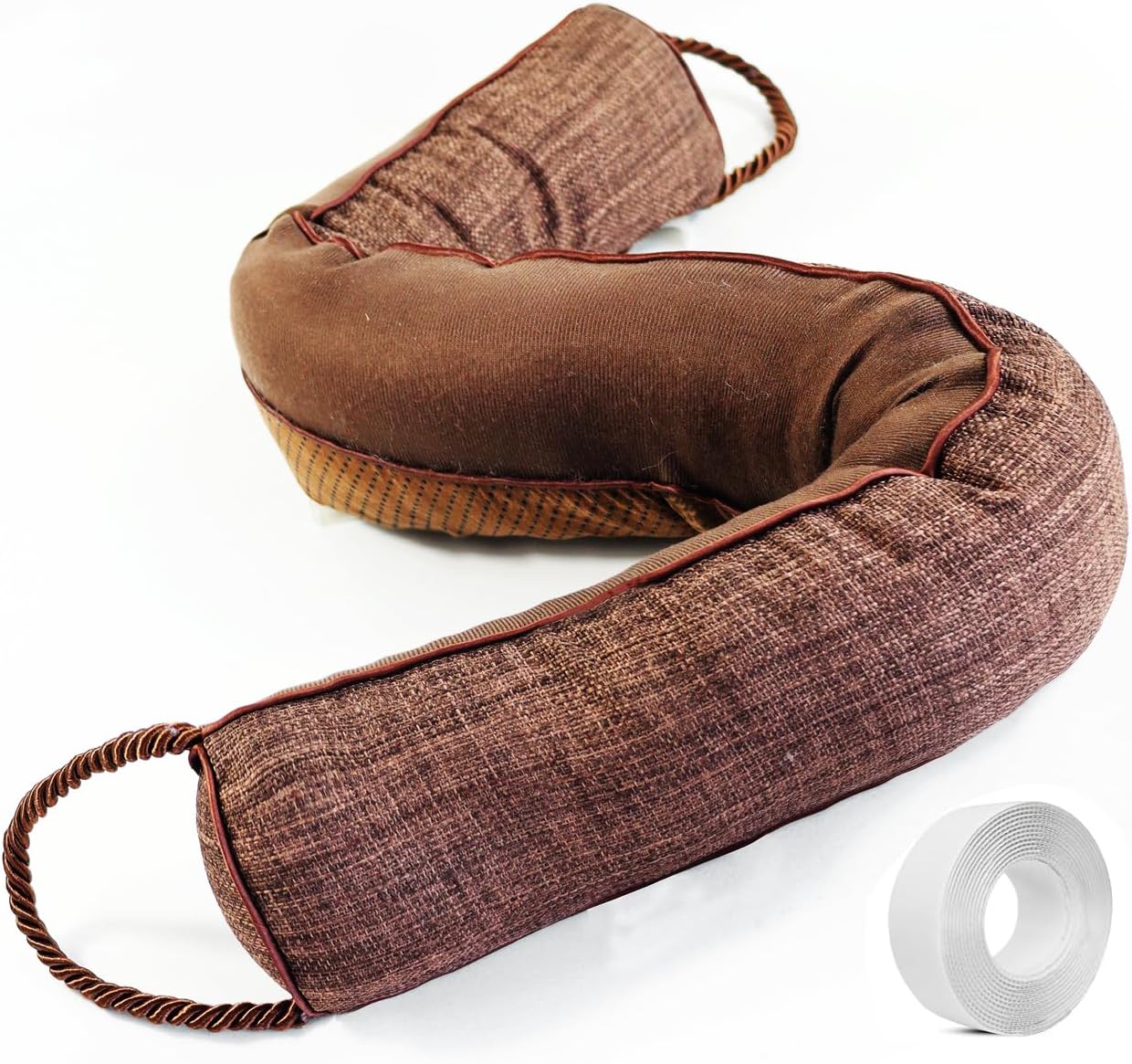 WiseTigris Door Draft Stopper Brown 36 Inch