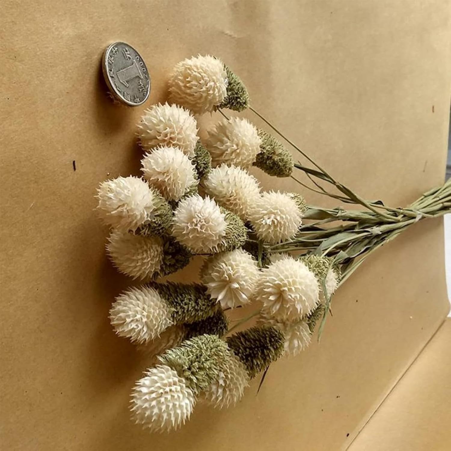OXCOWNIU Flowers Natural Dried Berries Wedding Bouquet Home Decor