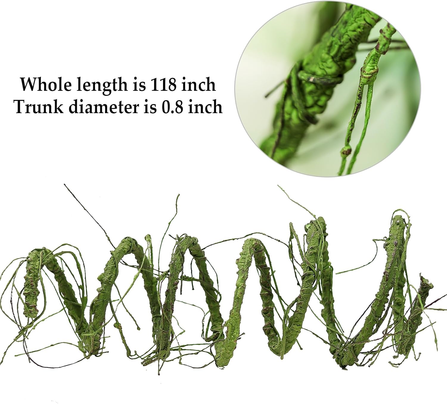 118 Inch Artificial Grapevine Garland for Wall Decor