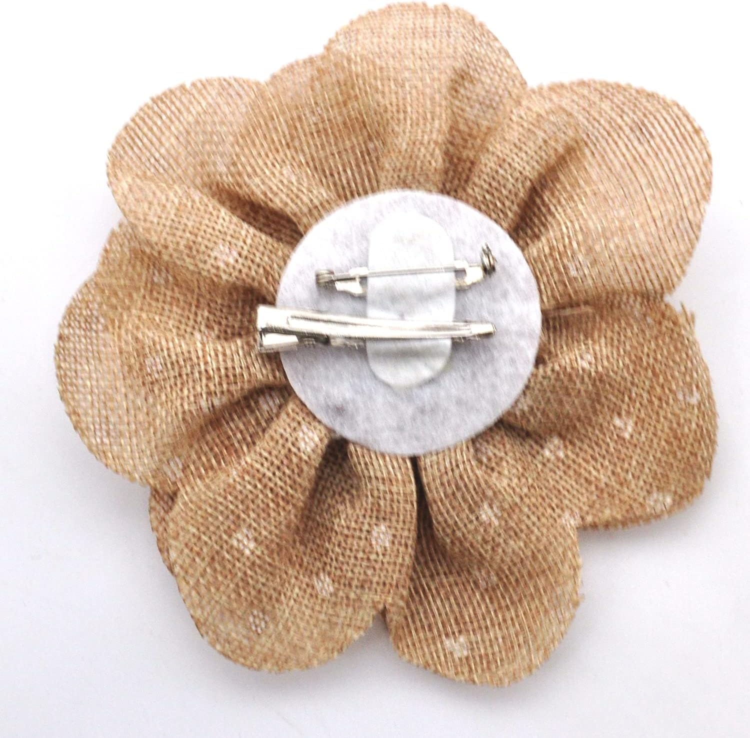 Belagio Enterprises 5 12 Inch Polka Dot Flower Brooch BU-302