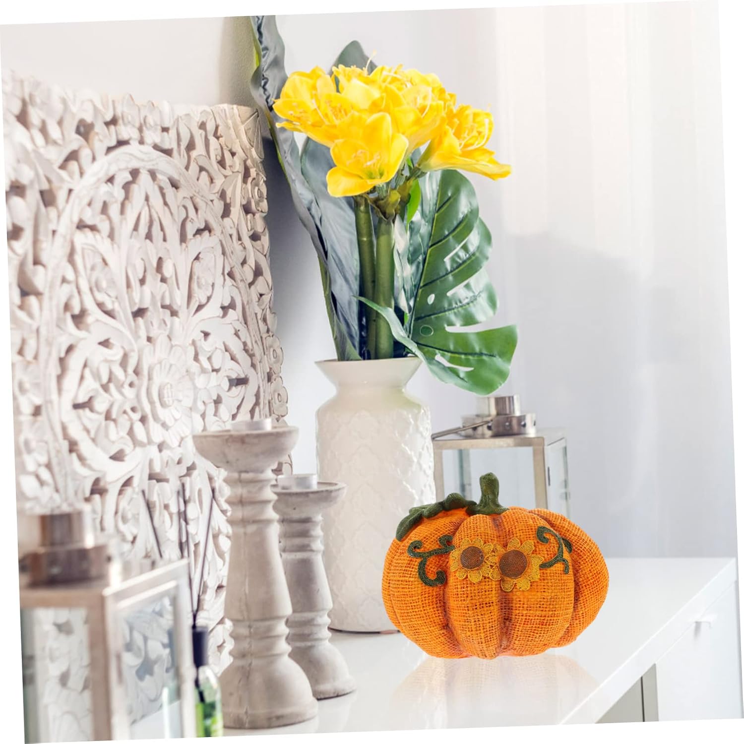 Realistic Artificial Pumpkin Model for Fall Decor
